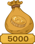 The icon in the Operation: Puffle Agent Interface that awarded players 5000 coins when clicked on