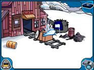 Flare welding the parts together