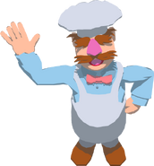 Swedish Chef in-game sprites.