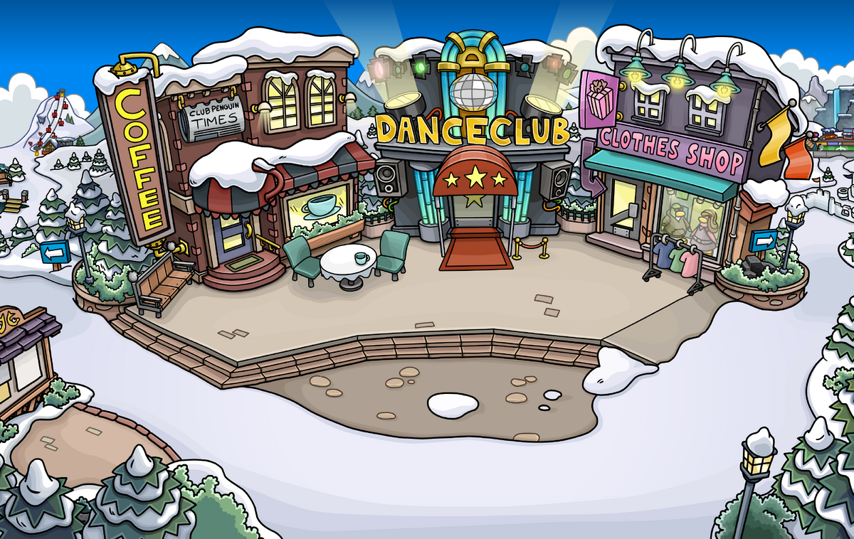 Club Penguin Underwater Hidden Lake, The members-only room …