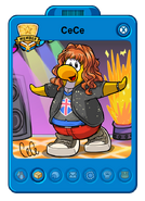 CeCe's Player Card.