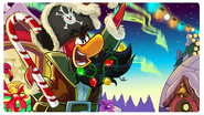 Rockhopper In Club Penguin Times issue #426 For Holiday Party 2013