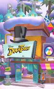 The exterior of the Disney Shop in the 1.6.0 and 1.7.1 updates, while DuckTales items were featured