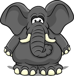 Elephant Costume Club Penguin Wiki Fandom - code for elephant suit in roblox