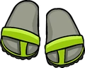 Lime Green Sandals