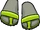 Lime Green Sandals