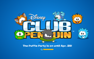 Puffle Party 2014 logo screen