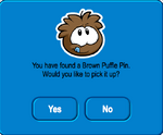 Brownpufflepin