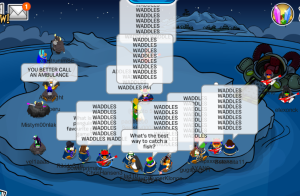 The Retirement of Sidie9 and Lunch Room  People's Imperial Confederation  of Club Penguin