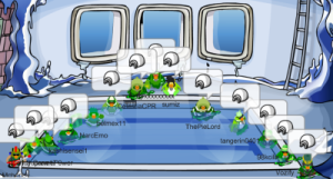 The Retirement of Sidie9 and Lunch Room  People's Imperial Confederation  of Club Penguin