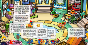 The Retirement of Sidie9 and Lunch Room  People's Imperial Confederation  of Club Penguin