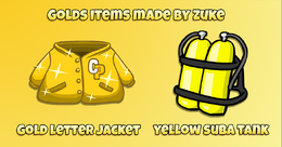 Golds items