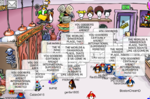 The Retirement of Sidie9 and Lunch Room  People's Imperial Confederation  of Club Penguin