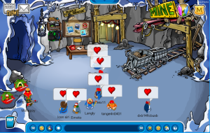 The Retirement of Sidie9 and Lunch Room  People's Imperial Confederation  of Club Penguin