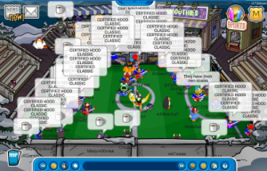 The Retirement of Sidie9 and Lunch Room  People's Imperial Confederation  of Club Penguin