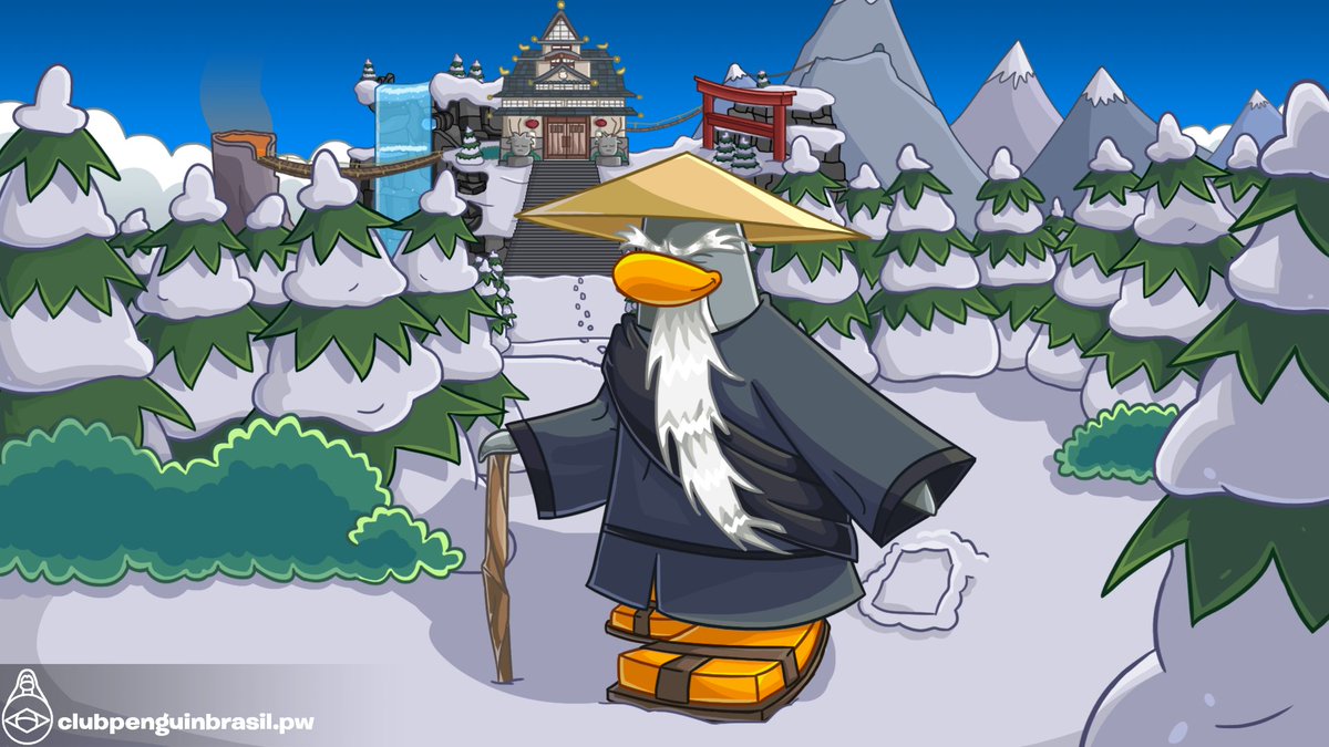 🔴Festa Ninja e Visita do Sensei! - Club Penguin Avalanche 