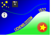 The civil flag of Lichenblossom, unanimated.