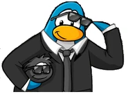 The top agent, "Agent U-1X" in best uniform.