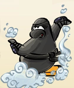 Fuut Ga in Mist