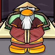 Fire Sensei about to start a lesson.