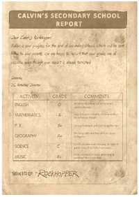 Rockhopper School Report