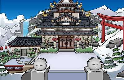 Dojo Courtyard map