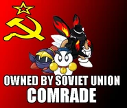 Bugzy with his Soviet Russia Comrades