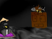 Pen Chi Eating Yellow Snow