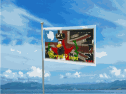 Antarctic Flag ANIMATED (usa cpff)