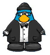 "Agent U-4" wearing a rare designer uniform.