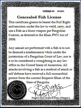 The license.