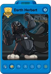 Darth Herbert's player card.