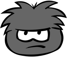 Puffle negro fdp