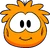 Orange Puffle Costume