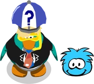 Tourdude's current in-game sprite with Puffledude