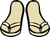 Cream Sandals