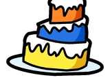 3rd Anniversary Cake Pin