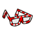 Candy Cane Glasses