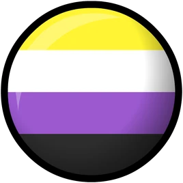 Nonbinary Pride Pin