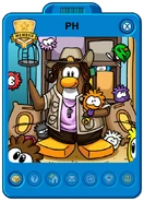 Puffle Handler's Player Card during the Puffle Party 2025