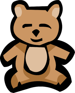 Club penguin teddy bear hot sale