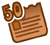 50th Newspaper Pin
