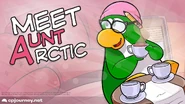 Announcement of Aunt Arctic's arrival