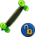 Neon Green Longboard
