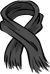 Dark Grey Scarf