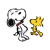 Snoopy and Woodstock