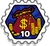 10 Coin Bags Stamp