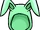 Green Bunny Ears