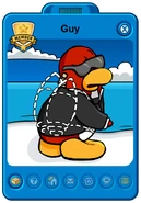 Guy’s Player Card during April Fools Party 2025