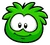 Green Puffle Pin